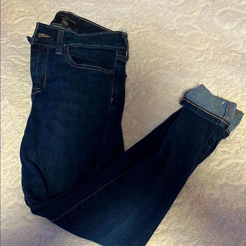 Women's Dark Blue Jeans